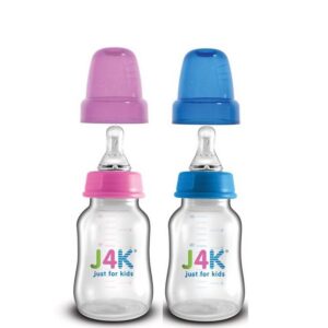 J4K FEEDING BOTTLE 130ML BLUE