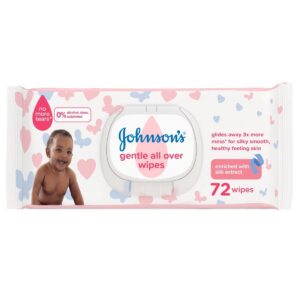 JOHNSONS BABY WIPES EX/SENSITIVE 72`S