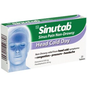 SINUTAB SINUS PAIN NON-DROWSY