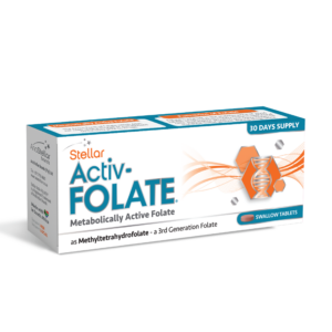 STELLAR ACTIV-FOLATE 500MCG