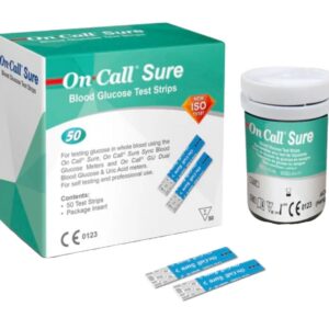 ON CALL SURE BLOOD GLUCOSE TEST STRIPS