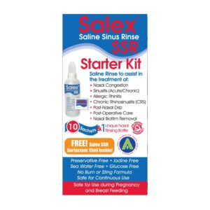 SALEX SSR SALINE SINUS RINSE STARTER